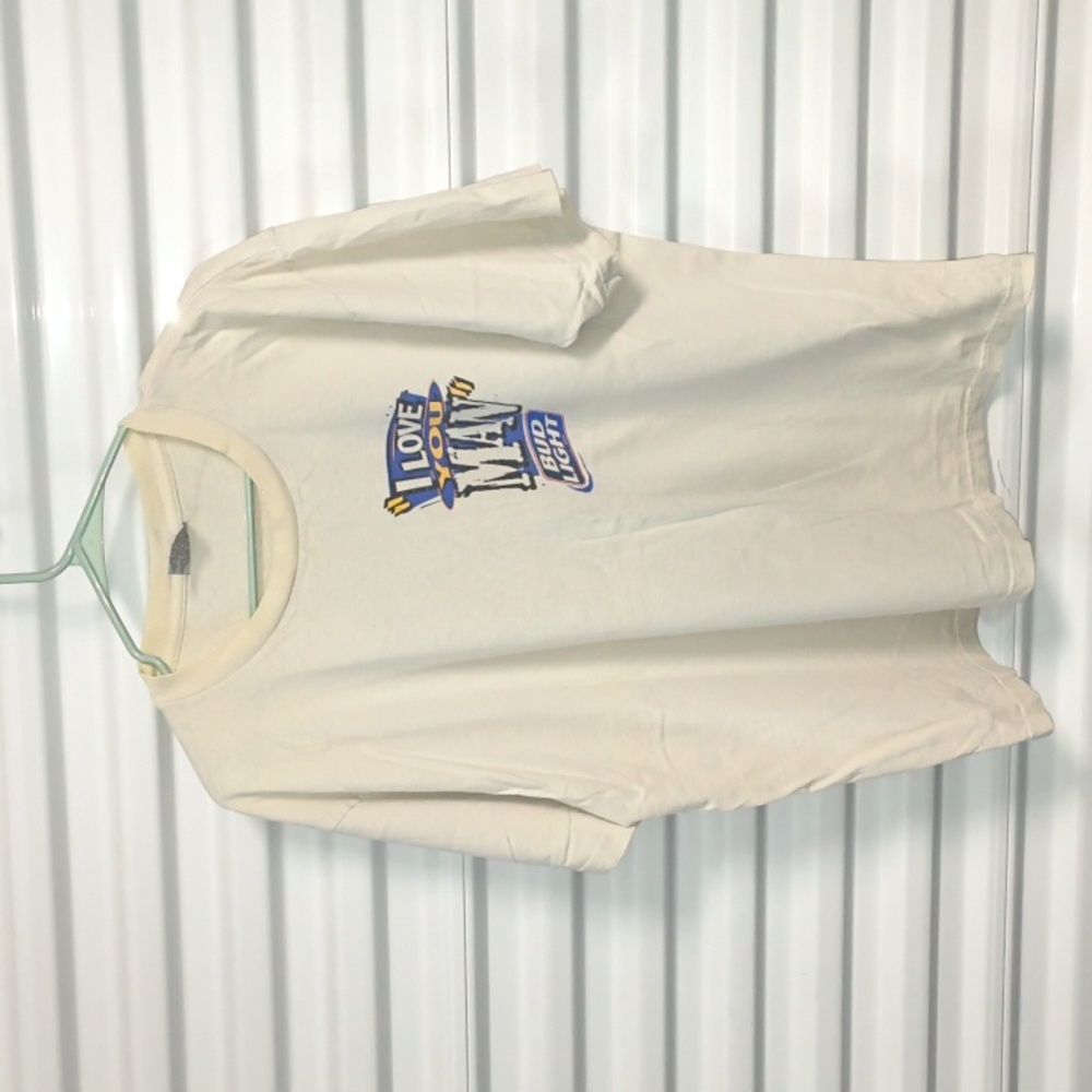 Vtg Bud Light I Love You Man..But You're Not Getting My Bud Light T-Shirt XL